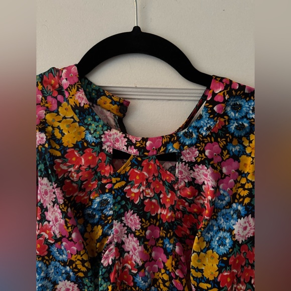 THE ATTICO Long Floral Dress sz 36 - Picture 7 of 12
